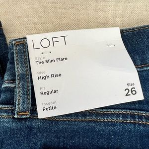 26P loft womens jeans